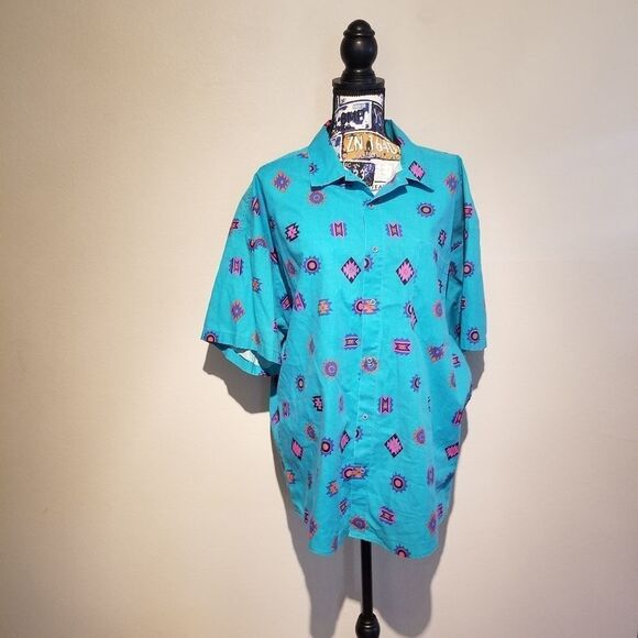 VINTAGE FRANK BUTTON SHIRT USA (B12) - Picture 8 of 8